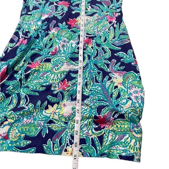 Lilly Pulitzer Marlowe Dress Trunk Show 100% Pima Cotton Tropical Floral - Picture 4 of 6